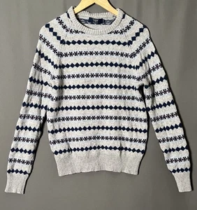 J. Crew Lambswool Fair Isle Crewneck Sweater Women’s M - Picture 1 of 5