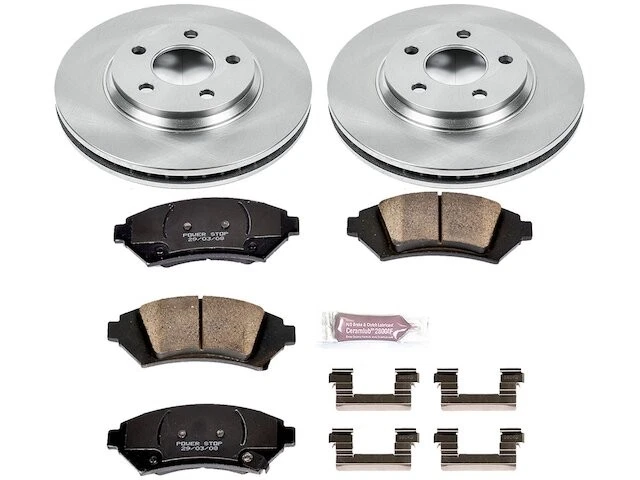 Pastilha de freio dianteiro e kit de rotor para Cadillac DeVille BC944ZC 2005 - Imagem 1 de 1