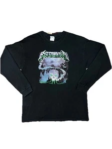 2004-05 Metallica Skull Long sleeve Yazbek XL Am I evil? 1988-89 portraits back - Picture 1 of 7