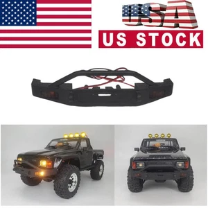 Parachoques delantero para HPI venture 1/18 HILUX RC piezas de coche sobre orugas con luces LED EE. UU. - Imagen 1 de 7