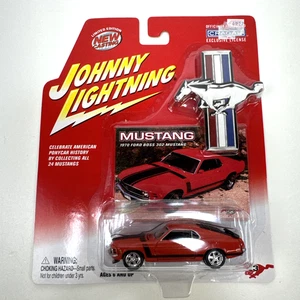 Johnny Lightning Mustang 1970 Ford Boss 302 Mustang Red (Package Damage) - Picture 1 of 7
