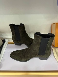 Saint Laurent Wyatt Chelsea Boots Suede 40 140159676 - Picture 1 of 6