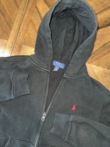 Polo Ralph Lauren Boys Hoodie Size Large (14-16) Black - Picture 1 of 2