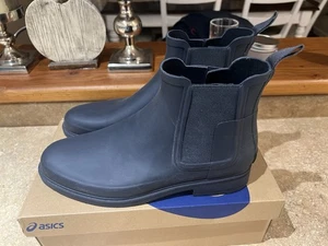 Hunter Boots Herren Raffiniert Slim Fit Chelsea Schwarz Stiefel Gr. 13 Navy Blau - Bild 1 von 5