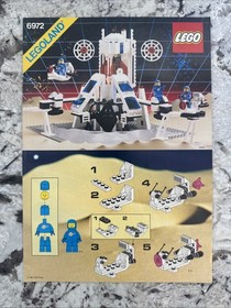 Lego 6972 Polaris I Space Lab Instruction Manual ONLY Vintage Space Legoland