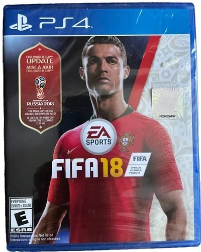 PS4 FIFA 18 para PlayStation 4 World Cup Actualización Nuevo Sellado de Fábrica Fuera de Stock Ronaldo Foto 1 de 1
