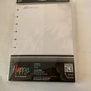 The Happy Planner Block Pad Refill Paper Classic 100 Sheets New - Picture 1 of 5