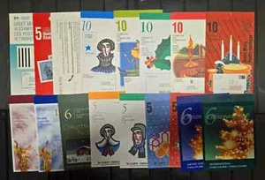 Canadá - Lote de 17 folletos de Navidad diferentes MNH (cara $61) - 10 - Imagen 1 de 1