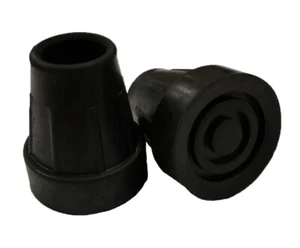 Replacement Black 22mm Z Type Ferrule for Walking Stick Cane Crutch Seat 2/4/10 - Picture 1 of 1