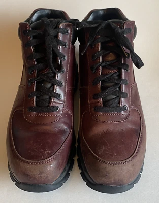 Водонепроницаемые ботинки Nike Air Max GoaDome размер 9 бордовая кожа ACG 865031-601 - Изображение 1 из 4