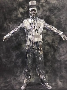 Reflective Mirror Illuminated Performance Costume Mechanical Dance Suit Bar - Picture 1 of 20