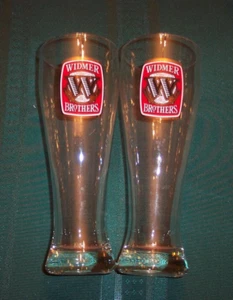 2 Widmer Brothers 9" große Pils Biergläser siehe Bilder - Bild 1 von 3