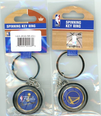 Warriors 2022 NBA Finals Champions Spinner Keychain Golden State champs SF Cover