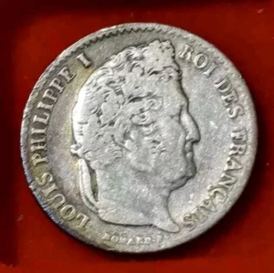 Louis Philippe 1er 1/4 de Franc - 1833 W LILLE TTB  - Bild 1 von 2