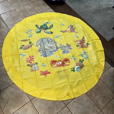 Splash Pad for Kids, 68'' Inflatable Kids Sprinkler Summer Outdoor Water Pool To - Image 1 of 4