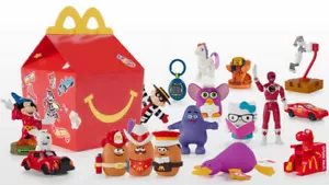 2019 McDONALD'S 40th Anniversary Throwback Retro HAPPY MEAL TOYS SHIPS NOW - Picture 1 of 3