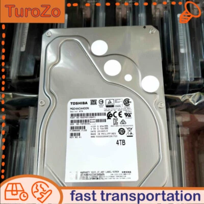 MG04ACA400N Toshiba 64MB 4TB 7200RPM 6Gb/s 3.5 "SATA Internal NAS Hard Drive New - Image 1 of 4