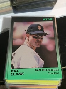 Will Clark 1989 Star Company #1 giants! wc22