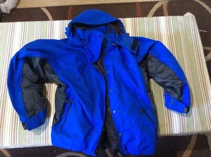 Pacific Crest Winter Sports Blue Jacket Coat Size M Medium Hooded With Liner - Picture 1 of 4