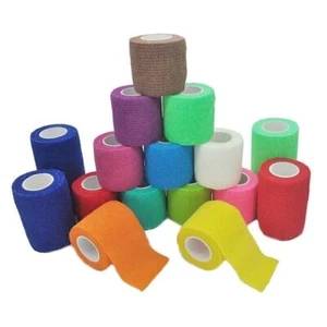 10 x selbsthaftende Haftbandagen Fixierbinde kohäsiv Bandage Verband - Bild 1 von 33