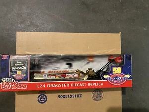 Racing Champions Joe AMATO Dynomax NHRA GOLD CHASE 1/24 Top Fuel DRAGSTER 1/1000 - Picture 1 of 6
