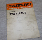 SUZUKI TS125T MOTORCYCLE ILLUSTRATED PARTS CATALOGUE 1st ed DEC 1971