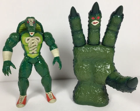 SNIGATOR SET - ROMANDO KINNIKUMAN M.U.S.C.L.E. LOOSE/COMPLETE SNEAGATOR HAND Cover