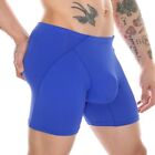 Soft and Comfortable Men's Sport Boxer Briefs with U Pouch and Ice Silk
