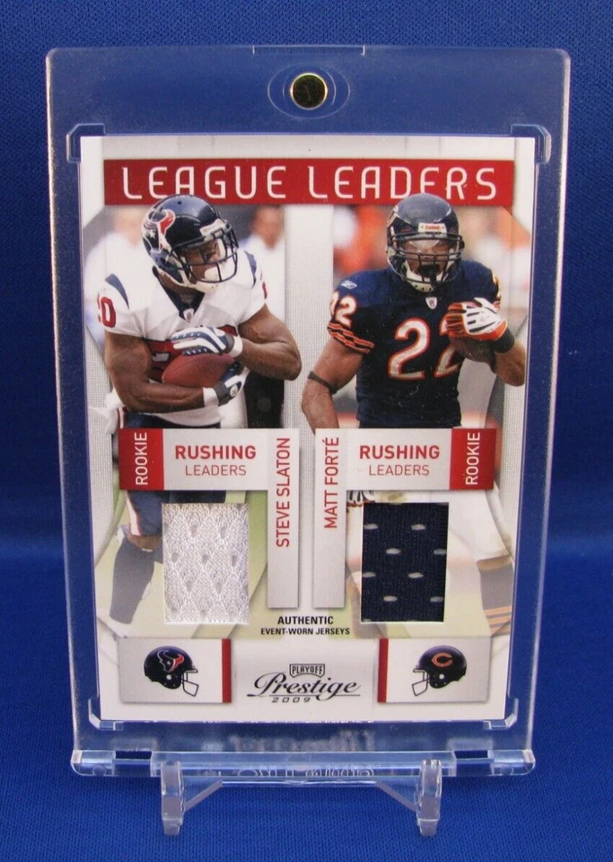 2009 Prestige League Leaders "SLATON, FORTE, JOHNSON, STEWART" Player-Worn ~/150 - Image 1 of 3