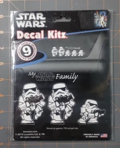 Chroma Star Wars Stormtrooper Family Decal Kitz My Star Wars Family 9 Decals - Picture 1 of 1