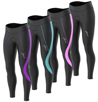 Ladies Cycling Tights Padded Compression Leggings Cycle Womens Tights / Trousers - Image 1 of 2