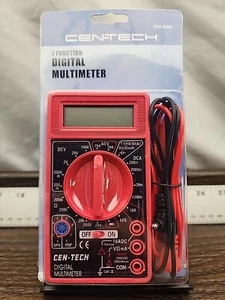 CEN-TECH 7 Function Digital Multi-Tester Multimeter #98025 NEW - Picture 1 of 3