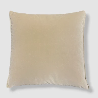 $210 Designers Guild Beige Varese Terciopelo Cuadrado Decorativo Cama Sofá Almohada Foto 1 de 3