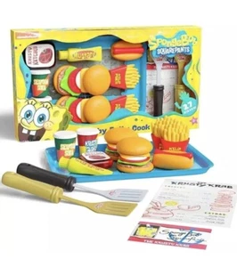 Bob Esponja Pantalones Cuadrados Cangrejo Patty Cook Juego 27 Piezas Nuevo Juguete Niños Edad 3+ - Imagen 1 de 4