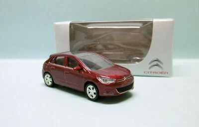 Norev - CITROEN C4 rouge métallisé Neuve NBO 3 inches 1/64 - Photo 1/2