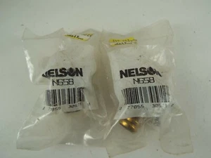 Nelson 5/8" Ottone Giardino Tubo Acqua Clinches (2) Mender Accoppiamento Riparazione, N658 - Foto 1 di 4