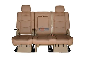 Escalade ESV 2017 segunda fila asiento banco Cocoachino cuero bronceado potencia completa - Imagen 1 de 4