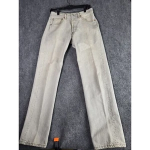 Vintage Levi's 501 Jeans Straight Leg Button Fly USA Made Denim 90s Men Sz 31X32 - Picture 1 of 12