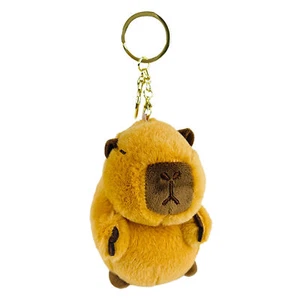Capybara Plush Animal Pendant Keychain Capybara Plush Doll Bags Charm Gift - Picture 1 of 8
