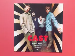 CAST Walkaway UK 12" x 12" promo display flat NEW/UNUSED! BRITPOP - Picture 1 of 1