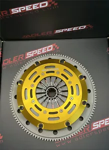 ADLERSPEED Racing Twin Disc Clutch Kit Medium For 01-06 BMW M3 E46 S54 6-SPEED - Picture 1 of 10