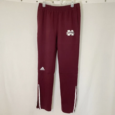 Adidas Maroon Mississippi State Women's Track Pants Size Large Cover