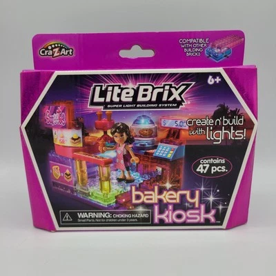 Lite Brix Super Light Sistema de Construcción Panadería Quiosco Juego Cra-Z-Art Nuevo Foto 1 de 4