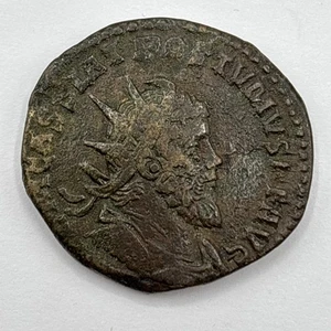 Roman Empire Double Sestertius of Postumus, Gallic Usurper Ca. 261 AD Ancient - Picture 1 of 5