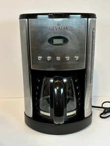 Gevalia Stainless Steel Black 12 Cup CM 500 Coffee Maker - Picture 1 of 1