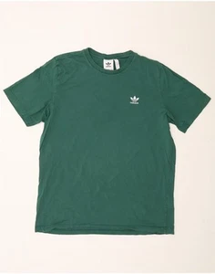 ADIDAS Mens T-Shirt Top Large Green Cotton CH01 - Picture 1 of 3