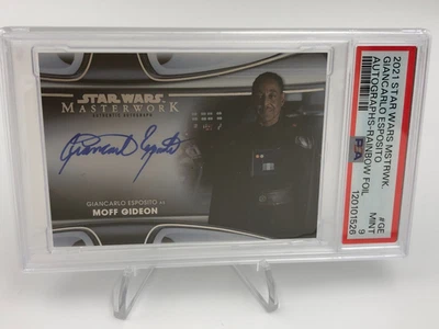 GIANCARLO ESPOSITO AUTO card STAR WARS MASTERWORK RARE/50 as MOFF GIDEON PSA 9 - Image 1 of 4
