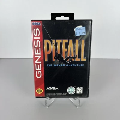 Pitfall: The Mayan Adventure (Sega Genesis, 1994) Complete CIB - Image 1 of 4