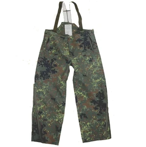 ORIGINAL BUNDESWEHR REGENHOSE GORE-TEX NÄSSESCHUTZ BW HOSE FLECKTARN ANGELN JAGE - Bild 1 von 1