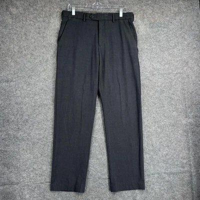 Pantalones Croft & Barrow Para Hombres 32x32 Gris Calce Clásico Sin Hierro Vestido Pantalones Negocios Foto 1 de 4